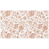 Nappe Floral Terracotta Toile Pattern (Devant (Horizontal))