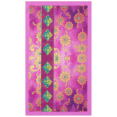 Nappe - Floral Turquoise Rose ORIENTAL (Devant)