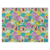 Nappe florale à motif de Symphony Hydrangea Poppy (Devant (Horizontal))