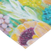 Nappe florale à motif de Symphony Hydrangea Poppy (Angle)