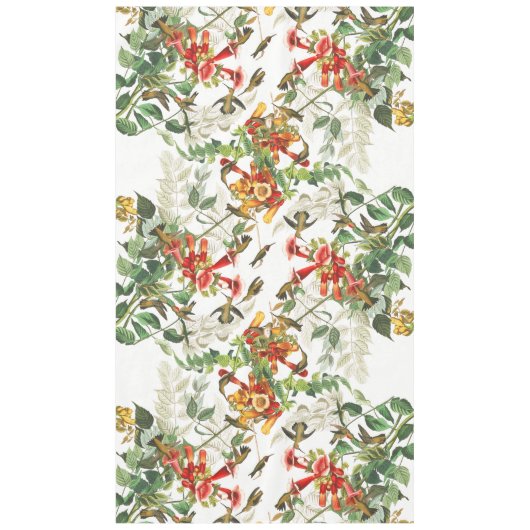 Nappe florale animale d'oiseaux de colibri (Devant)