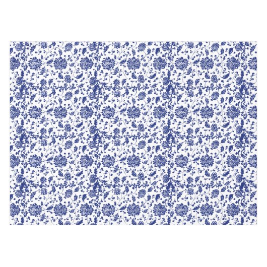 Nappe florale bleue (Devant (Horizontal))