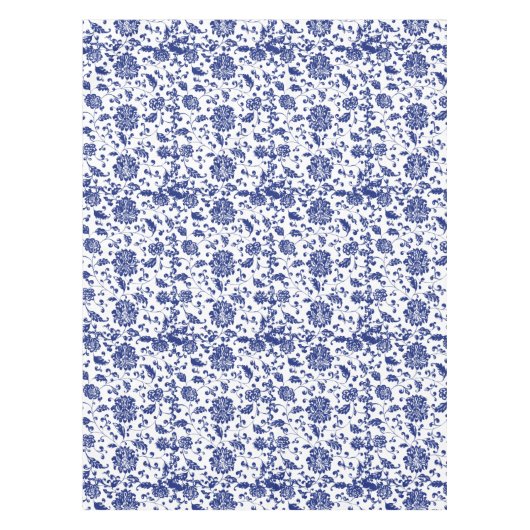 Nappe florale bleue (Devant)