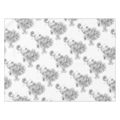 nappe florale noire et blanche (Devant (Horizontal))