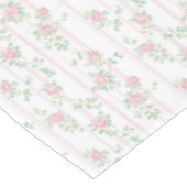 Nappe florale rose élégante (Angle)