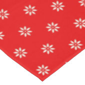 Nappe Florale Rouge & Blanc (Angle)