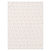 Nappe florale simple de Pâques | de motif de lapin (Devant)
