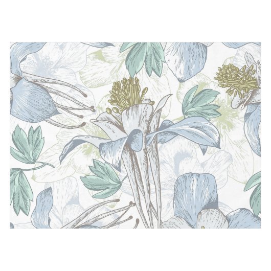 Nappe florale vintage élégante de l'arrière - plan (Devant (Horizontal))