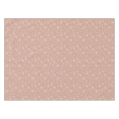 Nappe Florales de crème vintage - Élégant romantique (Devant (Horizontal))