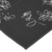 Nappe Flore moderne minimaliste noir blanc (Angle)