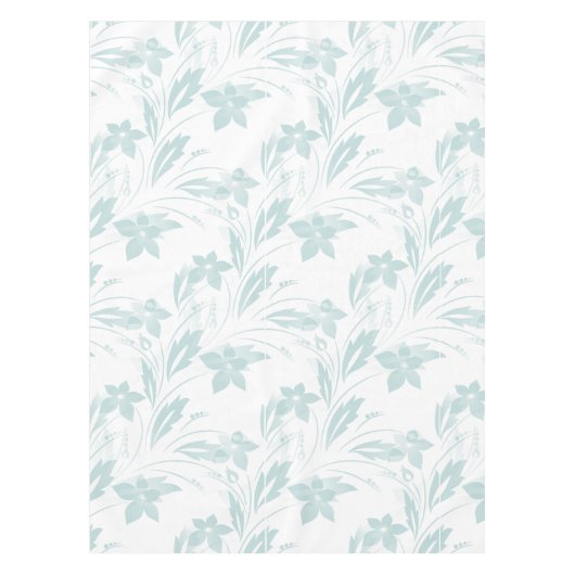 Nappe Flore subtile en blues (Devant)