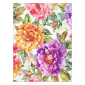 Nappe Flores d'aquarelle à fleurs vintages (Devant)