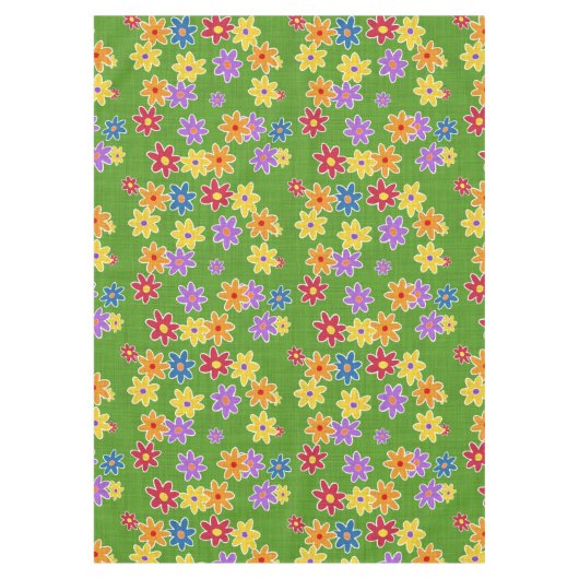 Nappe Flower Power Fabric Motif + vos idées (Devant)