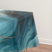 Nappe Flux d'océan doré Vagues abstraites (In Situ)