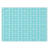 Nappe Foire de Noël bleu et blanc Motif Isle (Devant (Horizontal))