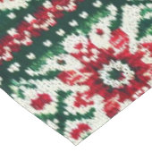 Nappe Foire de Noël/hiver île rouge et verte (Angle)