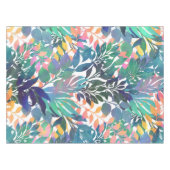 Nappe Foliage de la Jungle tropicale Aquarelle Verdure (Devant (Horizontal))