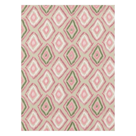 Nappe folk, ikat motif (Devant)