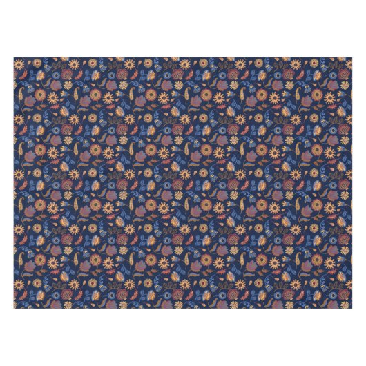 Nappe Folk Rustique Floral (Devant (Horizontal))