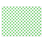 Nappe Fond blanc pois verts (Devant (Horizontal))