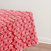 Nappe Fond d'écran Art déco Motif, rouge foncé et rose (In Situ)