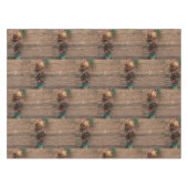Nappe fond en bois avec pommes de pin (Devant (Horizontal))