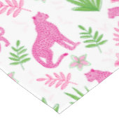 Nappe Fond floral blanc guépard rose prépa (Angle)