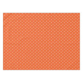 Nappe Fond orange vif à pois sans couture (Devant (Horizontal))