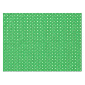 Nappe Fond vert uni à motif de pois (Devant (Horizontal))