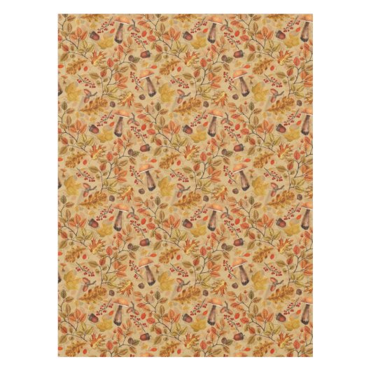 Nappe Forêt automnale sur ocre (Devant)