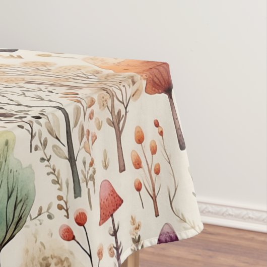 Nappe Forêt d'aquarelle en bois de Whimsland (In Situ)