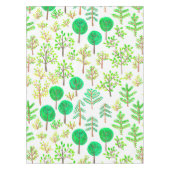 Nappe Forêt d'aquarelle en style doodé (Devant)