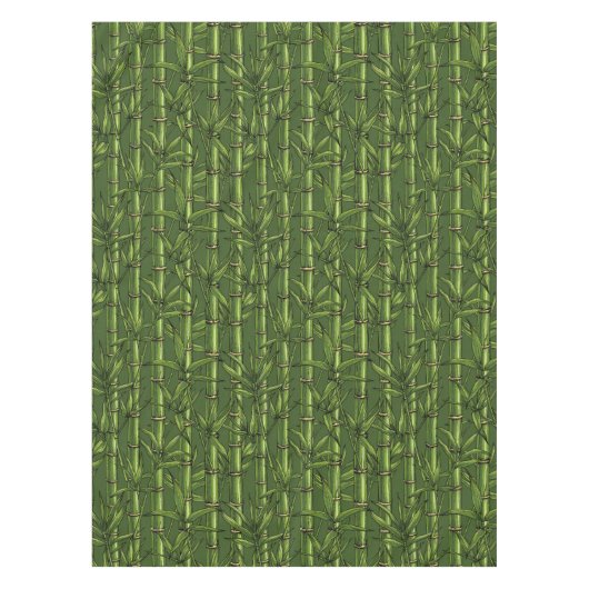 Nappe Forêt de bambou en vert (Devant)