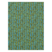 Nappe Forêt de bambou sur bleu (Devant)