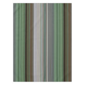 Nappe Forêt de pins marron et vert rayé (Devant)