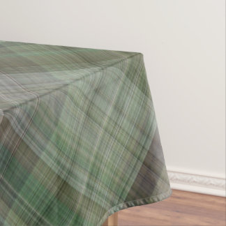 Nappe Forêt de pins Vert et Brown Plaid