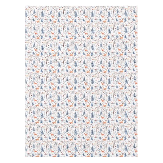 Nappe Forêt d'hiver Deer Woodland (Devant)