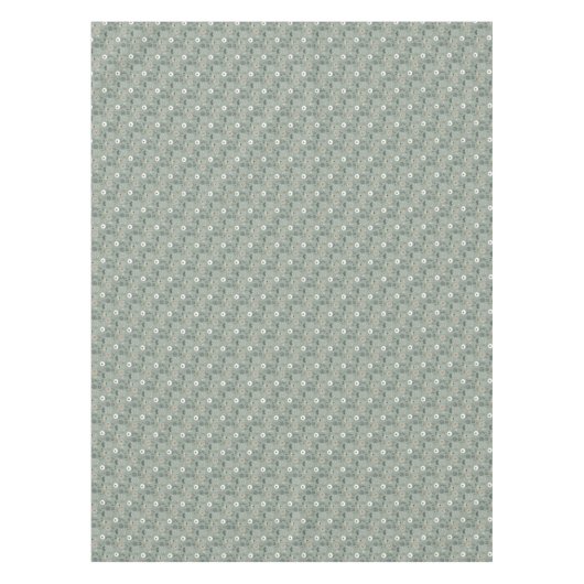 Nappe Forêt Florale Sage Green (Devant)