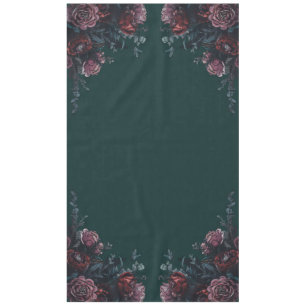 Nappe Forêt foncée Vert Élégant Mariage Maroon Mauve