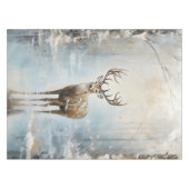 Nappe Forêt givre Cerf (Devant (Horizontal))