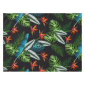 Nappe Forêt tropicale jungle feuillage vert feuille noir (Devant (Horizontal))
