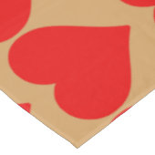 Nappe Forme de cœur rouge amour classique minimalisme (Angle)