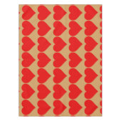 Nappe Forme de cœur rouge amour classique minimalisme (Devant)
