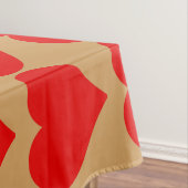Nappe Forme de cœur rouge amour classique minimalisme (In Situ)
