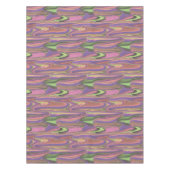Nappe formes abstraites rose et verte (Devant)