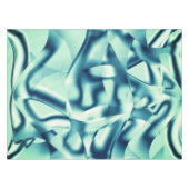 Nappe Formes bleues verdâtres courbées, teintes cyanes (Devant (Horizontal))