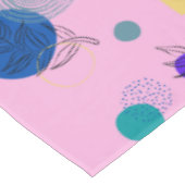 Nappe Formes Botaniques Abstraites Florales Bohème Rose  (Angle)