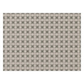 Nappe Formes circulaires rétro beige et marron (Devant (Horizontal))