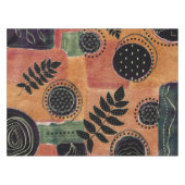 Nappe Formes et Feuilles de cercles géométriques Abstrai (Devant (Horizontal))