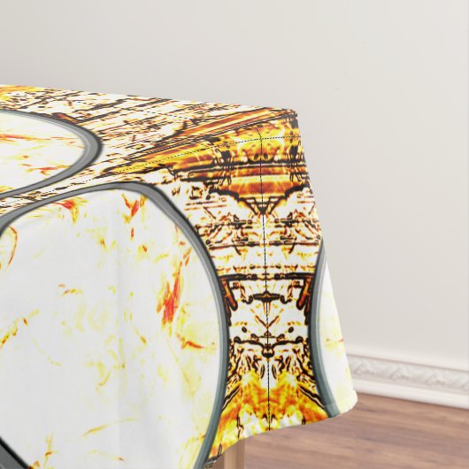 Nappe Formes géométriques avec des textures blanches étr (In Situ)